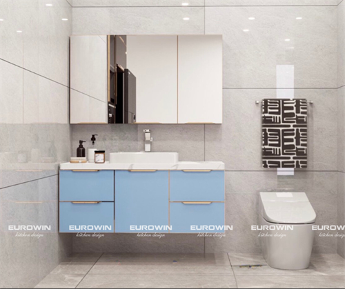 Tủ lavabo cánh kính TL01