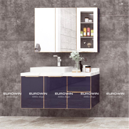 Tủ lavabo cánh kính TL04