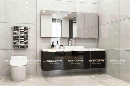 Tủ lavabo cánh kính TL05