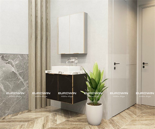 Tủ lavabo cánh kính TL10