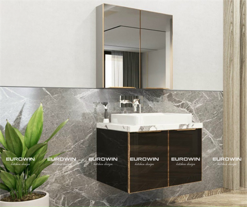 Tủ lavabo cánh kính TL11