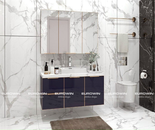 Tủ lavabo cánh kính TL15