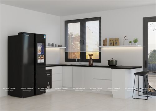 Tủ Bếp Nhựa Cao Cấp Chữ L (Mã SP: EU1121) Tủ Bếp Nhựa Cao Cấp Chữ L (Mã SP: EU1121)