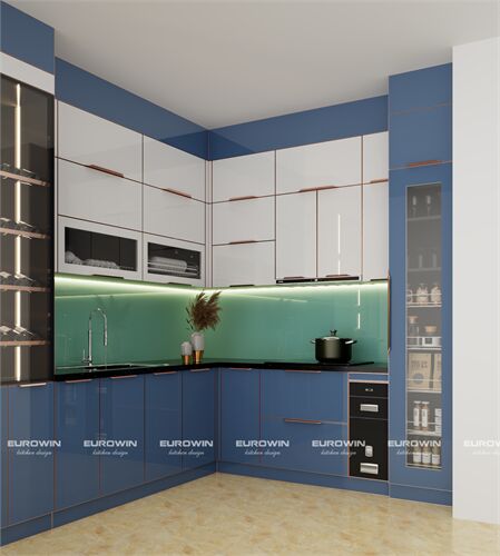 Tủ Bếp Nhựa Cao Cấp Chữ L (Mã SP: EU1126)  