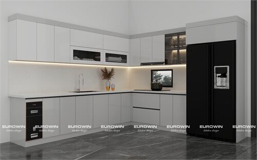 Tủ Bếp Nhựa Cao Cấp Chữ L (Mã SP: EU1166) 
