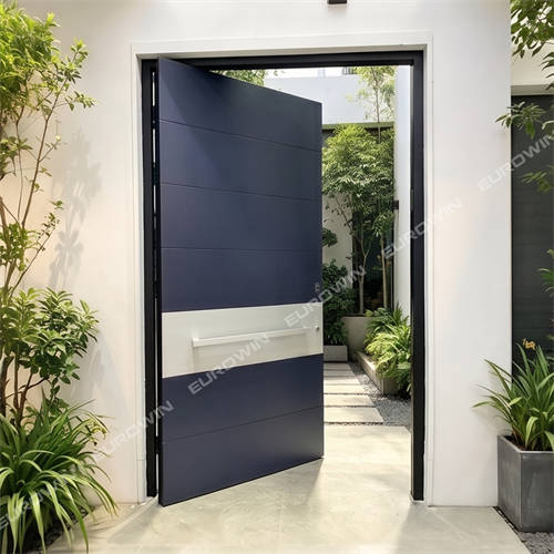 Cửa Nhôm Nguyên Tấm Trục Xoay Eurowin EU-X092