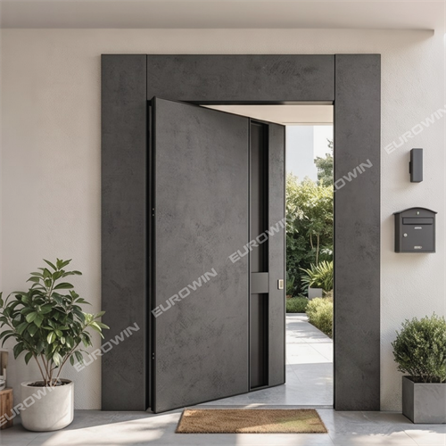Cửa Nhôm Nguyên Tấm Trục Xoay Eurowin EU-X095