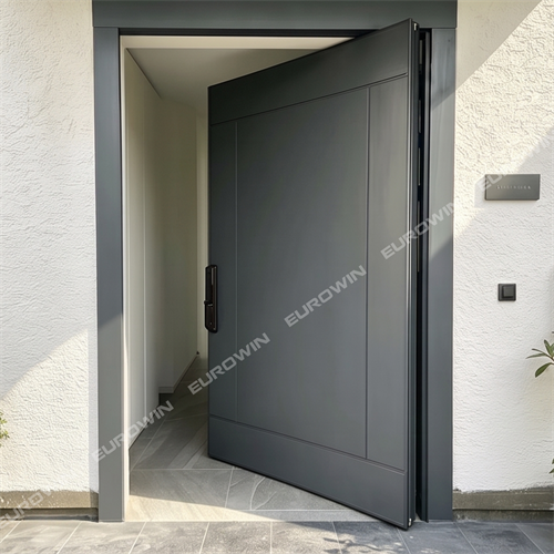 Cửa Nhôm Nguyên Tấm Trục Xoay Eurowin EU-X096