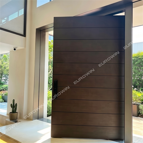 Cửa Nhôm Nguyên Tấm Trục Xoay Eurowin EU-X097