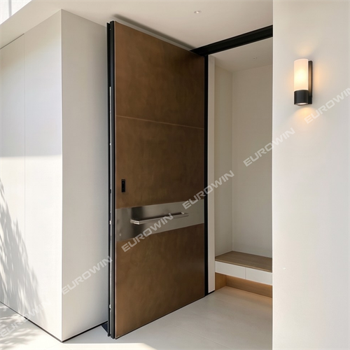 Cửa Nhôm Nguyên Tấm Trục Xoay Eurowin EU-X099