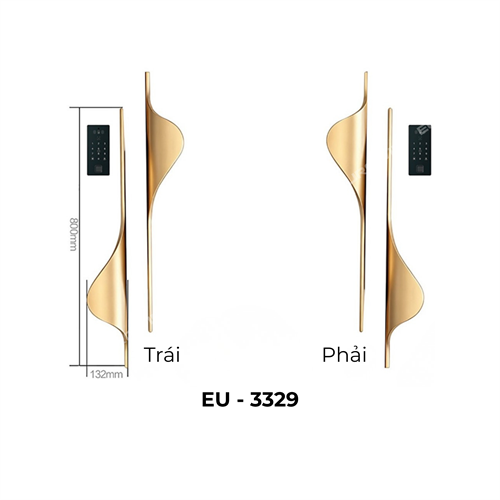 Tay Nắm Cửa Nhôm Eurowin EU-3329