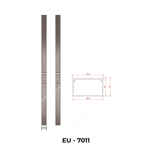 Tay Nắm Cửa Nhôm Eurowin EU-7011