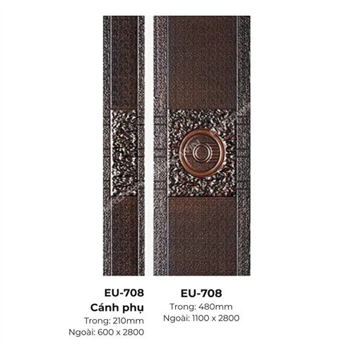 Cửa Nhôm Nguyên Tấm Eurowin EU-708