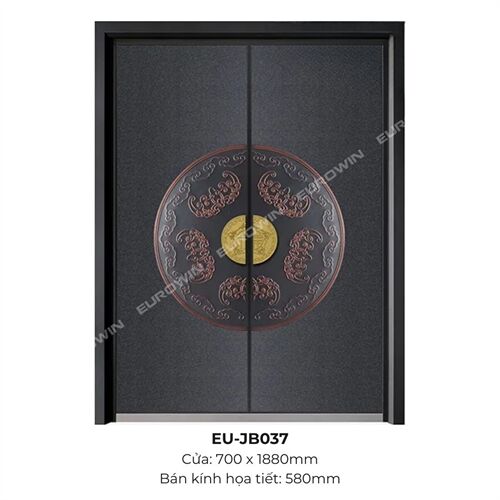 Cửa Nhôm Nguyên Tấm Eurowin EU-JB037