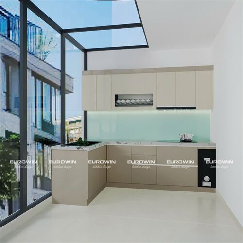 Tủ Bếp Nhựa Cao Cấp Chữ L (Mã SP: EU957)