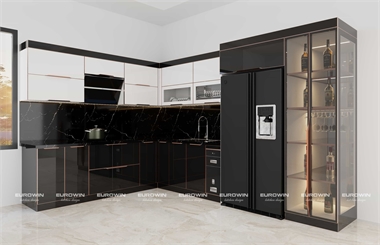 Tủ Bếp Inox Cánh Kính Cường Lực – Độ Bền Thực Tế Qua Nhiều Năm Sử Dụng