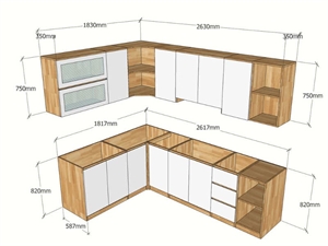 Kích Thước Tiêu Chuẩn Của Tủ Bếp Là Bao Nhiêu? Hướng Dẫn Chọn Chuẩn Cho Mọi Không Gian