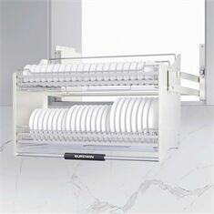 Giá Bát Nâng Hạ Eurowin - Giải Pháp Thông Minh Cho Tủ Bếp Trên