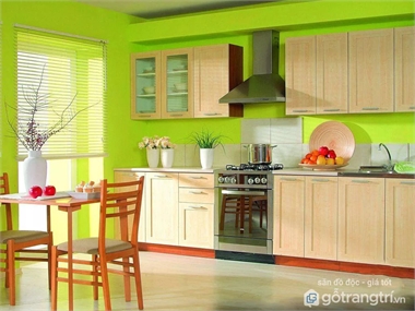 Phong thủy phòng bếp cho người mệnh Mộc