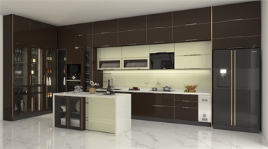 Tủ bếp inox cánh kính – Xu hướng vật liệu mới cho thiết kế tủ bếp 2021