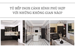 Tủ Bếp Inox Cánh Kính Phù Hợp Với Nhà Nào? Gợi Ý Theo Từng Không Gian & Nhu Cầu