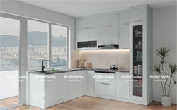 Vì Sao Tủ Bếp Inox Cánh Kính Phù Hợp Gia Đình Hiện Đại? 