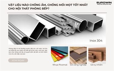Vật Liệu Nào Chống Ẩm, Chống Mối Mọt Tốt Nhất Cho Nội Thất Phòng Bếp?
