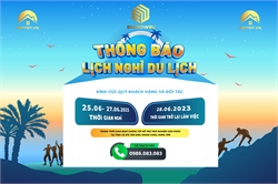 TỦ BẾP EUROWIN THÔNG BÁO KỲ NGHỈ DU LỊCH HÈ 2023 