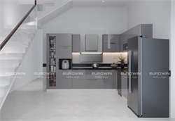 CÙNG EUROWIN TẠO NÊN GIAN BẾP HOÀN HẢO | MẪU 3D TỦ BẾP INOX CÁNH KÍNH