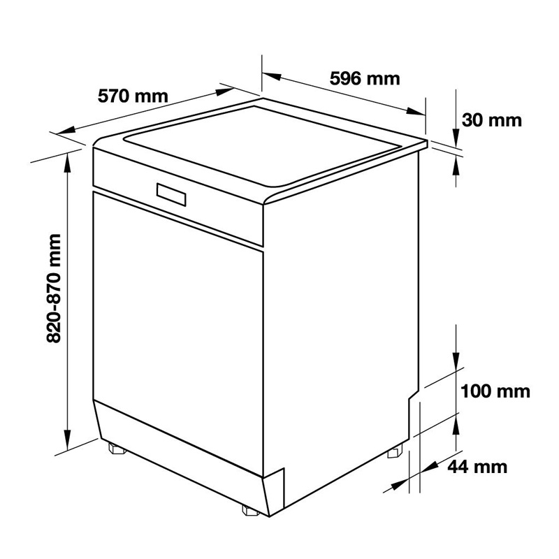 Máy rửa bát Hafele HDW-F60D