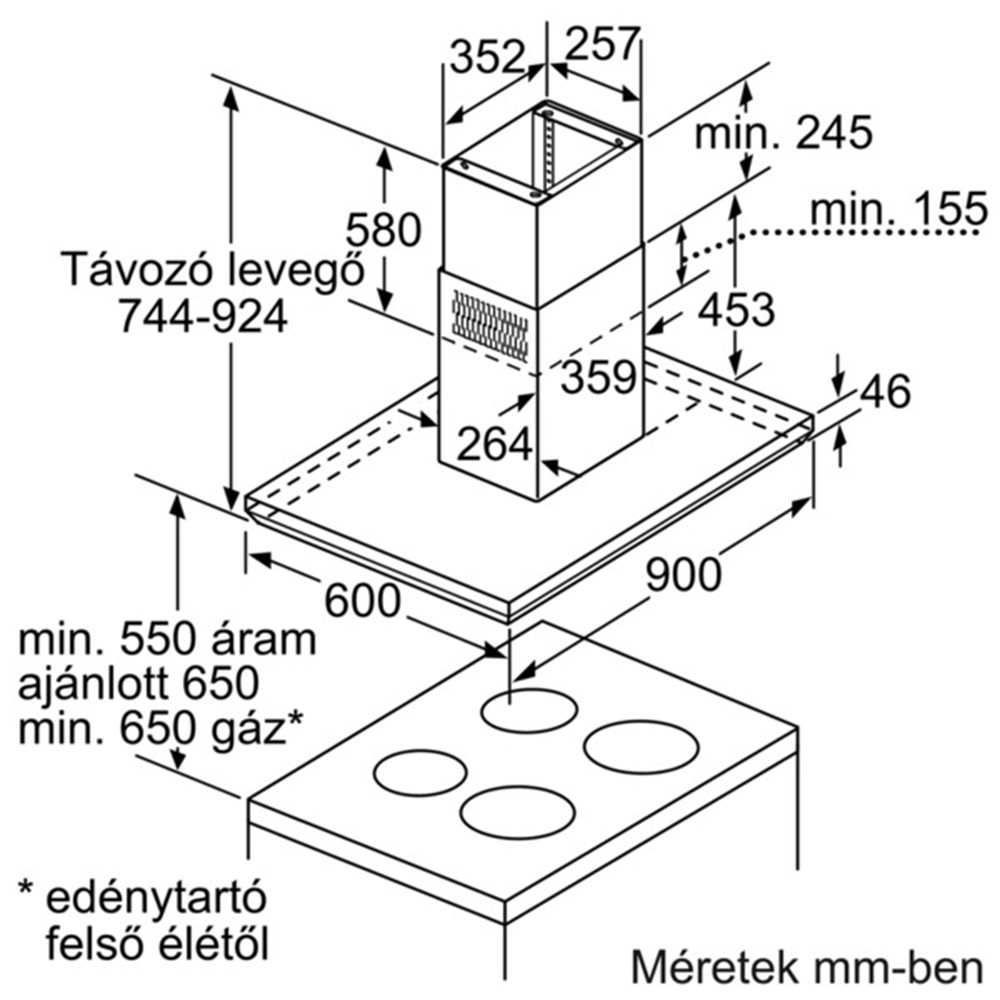 Máy hút mùi Bosch DIB091E51