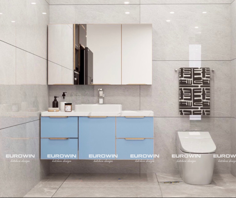 Tủ lavabo cánh kính TL01