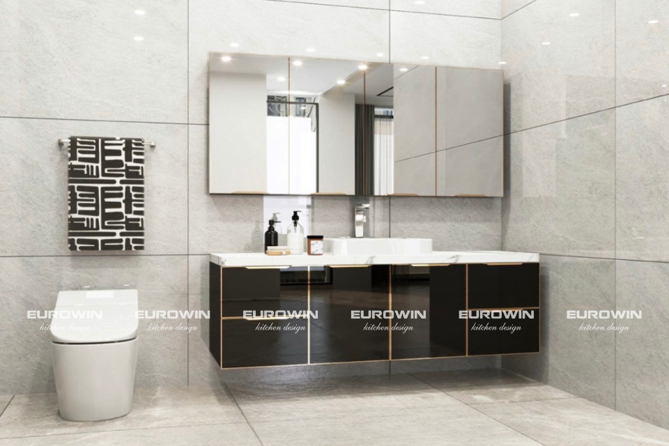 Tủ lavabo cánh kính TL05