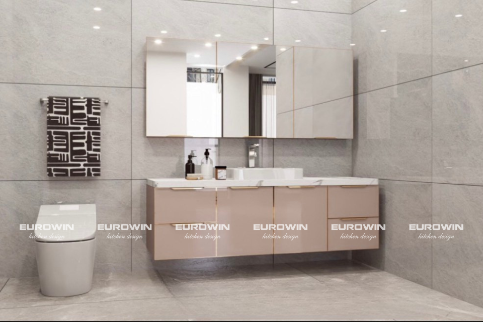 Tủ lavabo cánh kính TL06