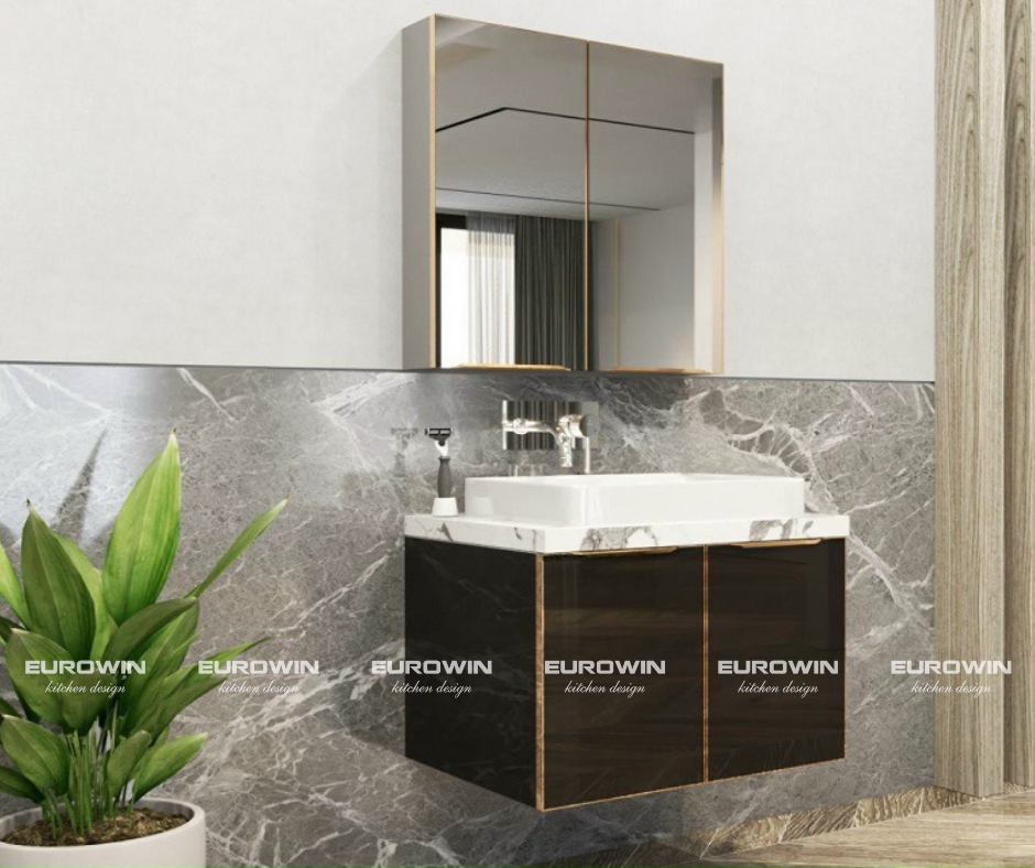 Tủ lavabo cánh kính TL11