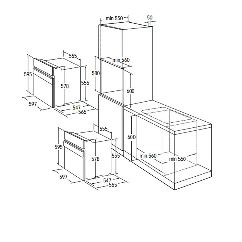 Lò nướng Hafele HO-T60A