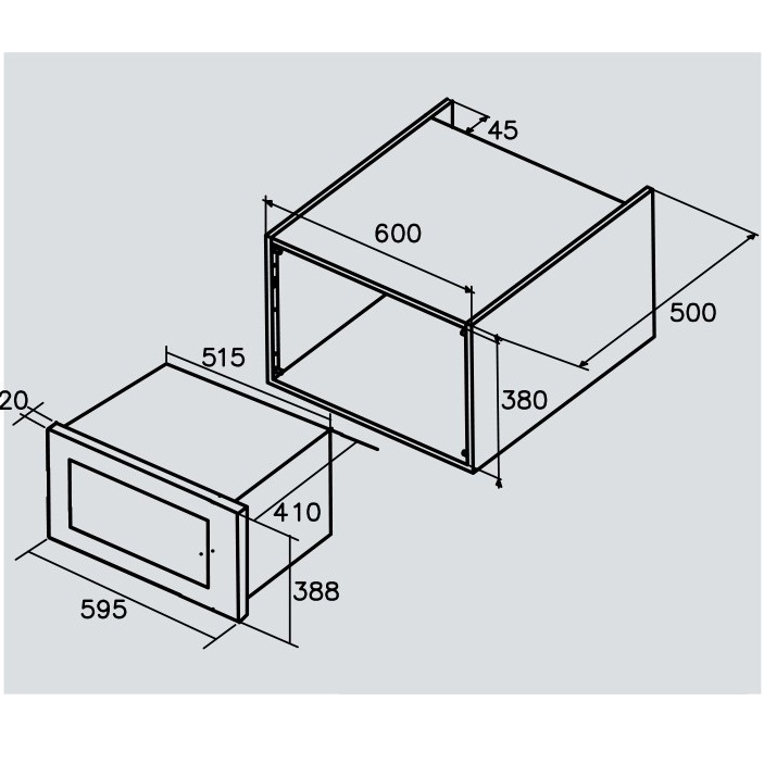 Lò vi sóng Cata MC 25 GTC WH