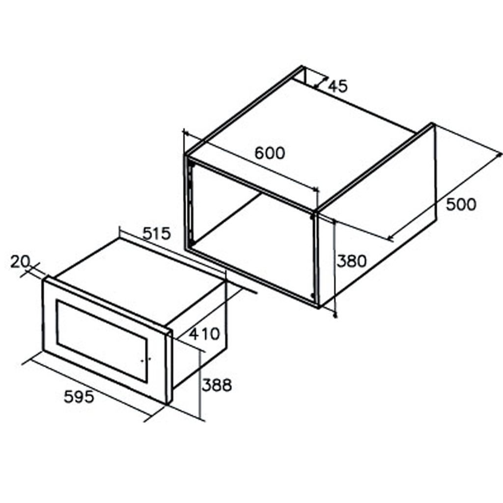 Lò vi sóng Cata MC 25 GTC BK