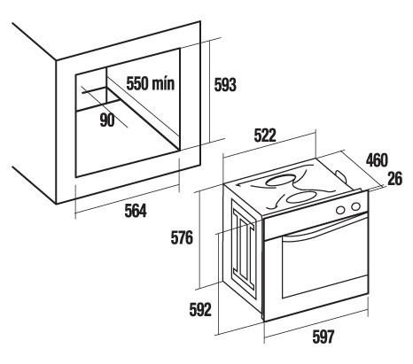 Lò nướng Cata SE 604I