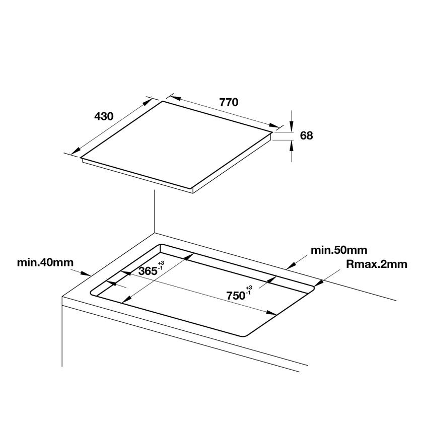 Bếp từ Hafele HC-IF77A