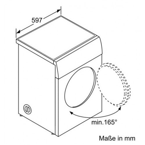 Máy sấy quần áo BOSCH WTE84105