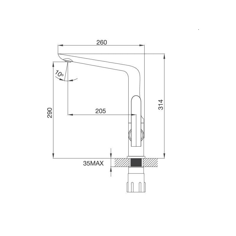 Vòi rửa Malloca K275C