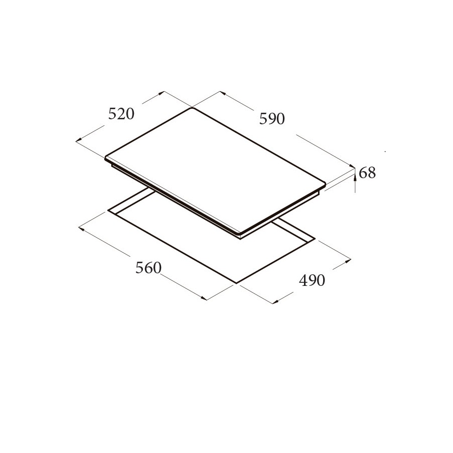 Bếp từ Cata IB 603 WH