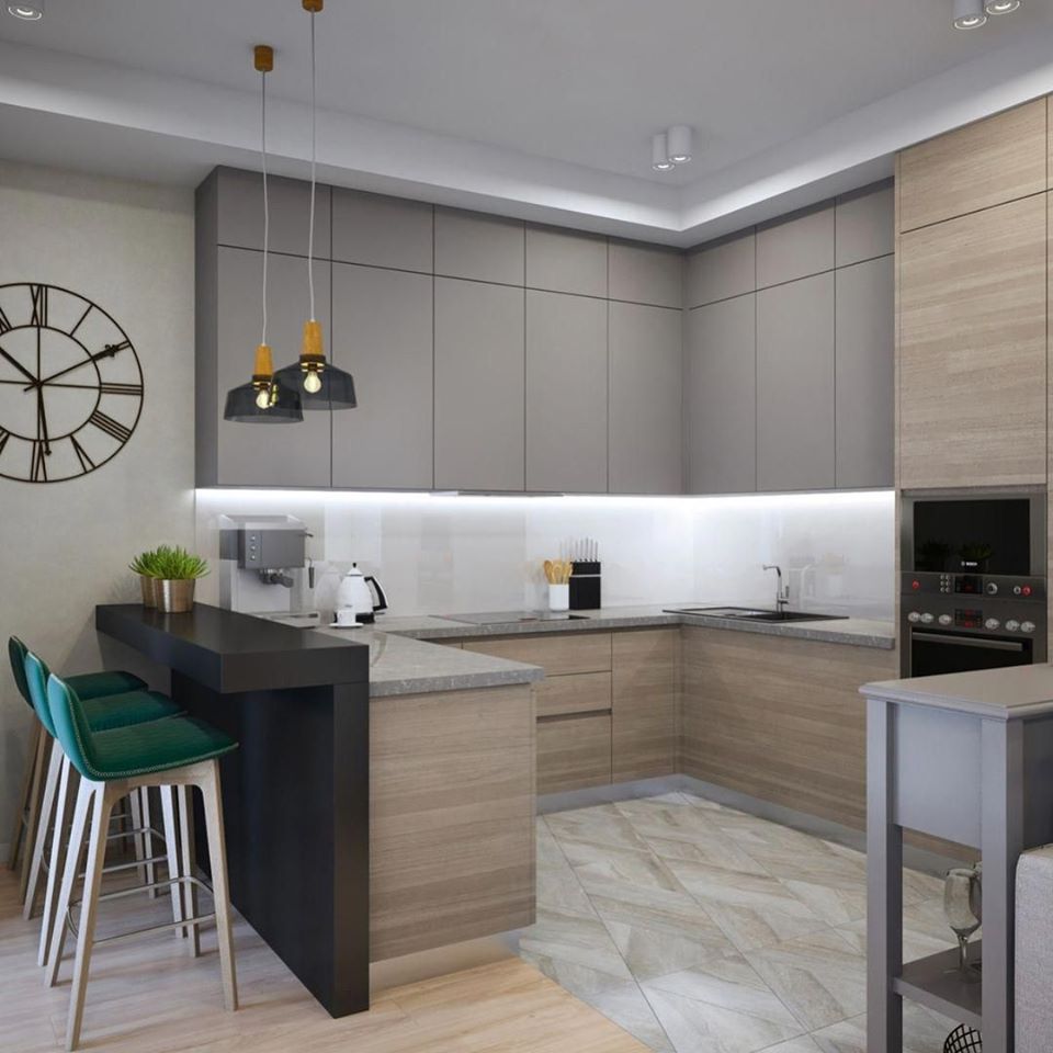 Mẫu Tủ Bếp Chất Liệu Gỗ Công Nghiệp - Nhận Báo Giá Xưởng