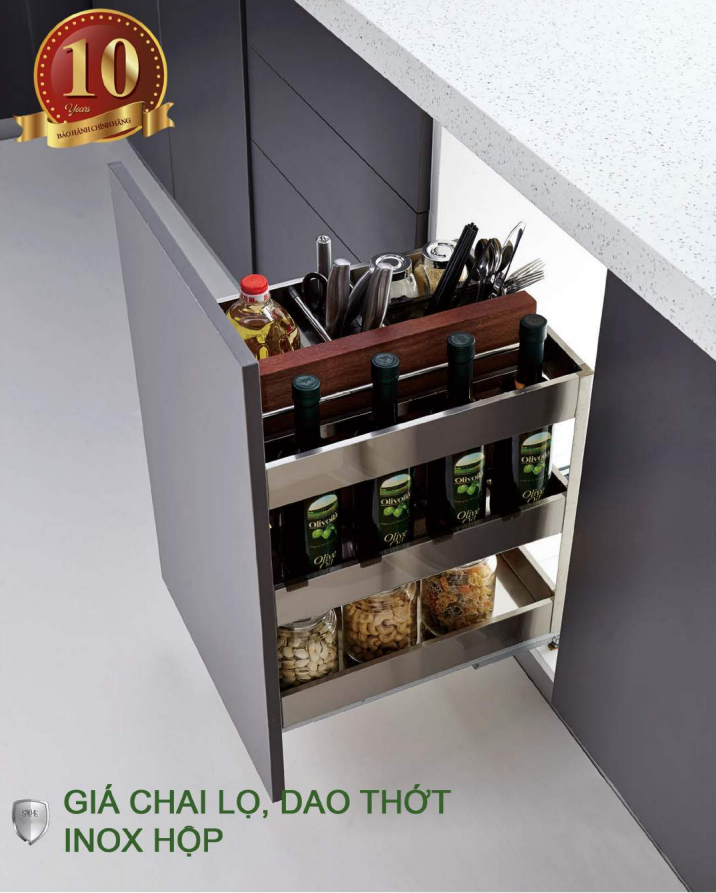 Giá Chai Lọ Gia Vị Inox Hộp Fulco FC17