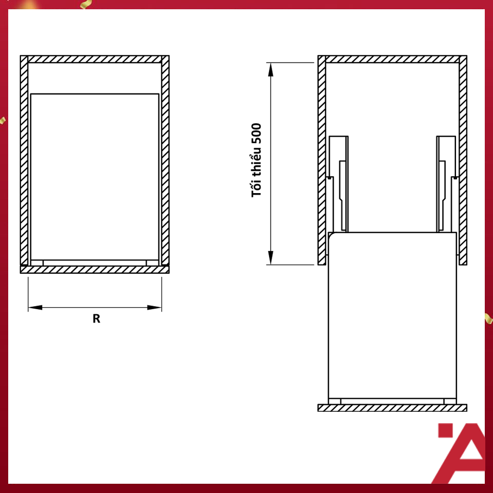 Giá Dao Thớt Chai Lọ Sonata 400mm Cucina 549.20.815