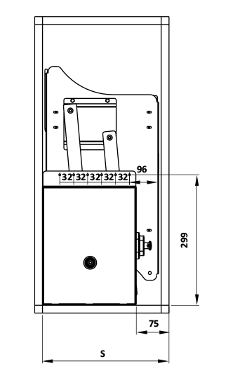 Giá Bát Đĩa Nâng Hạ Kèm Ống Đựng Đũa Cucina