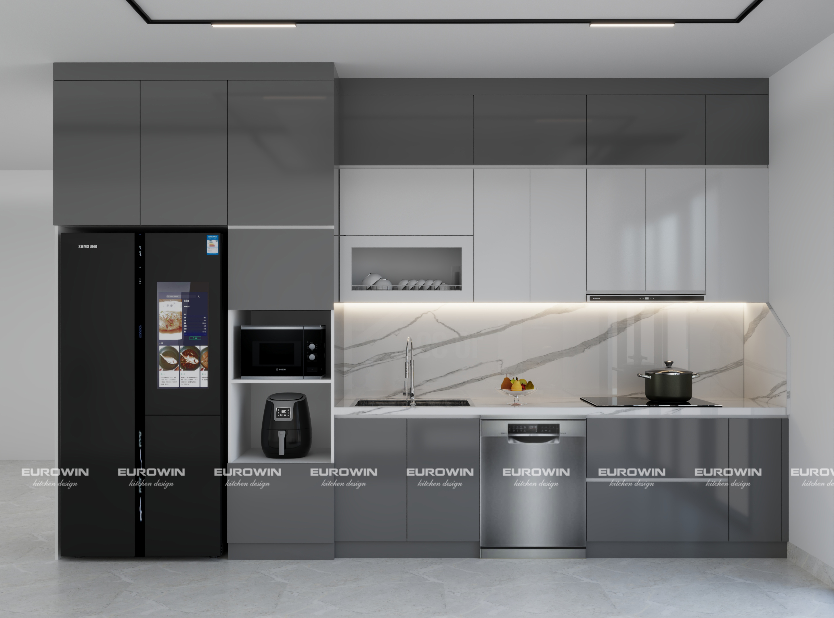 Tủ Bếp Nhựa Cao Cấp Chữ I (Mã SP: EU1136)