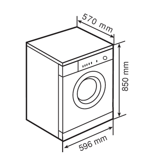 Máy giặt sấy TEKA LSE-1200S