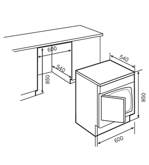 Máy sấy quần áo TEKA TKS 650